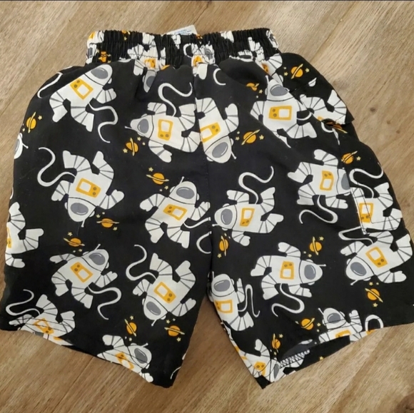 Astronaut Swim Trunks w Full Swim Diaper 18mo - Picture 2 of 4